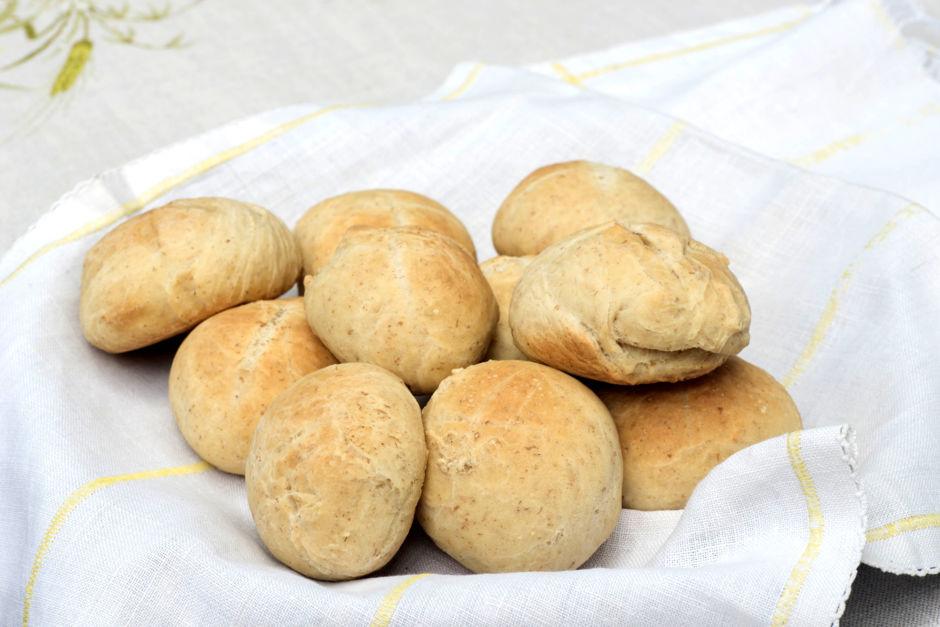 Rezeptbild: Zuckerfreie Apfelmusbrötchen