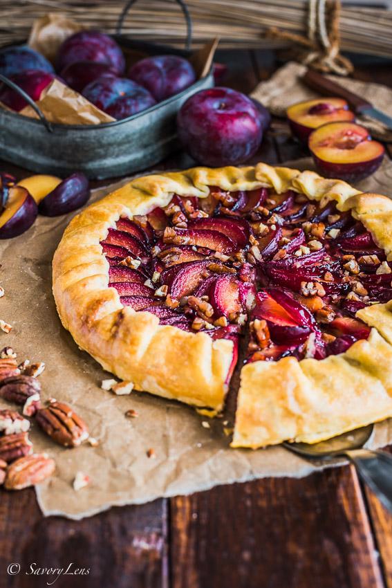 Rezeptbild: Rustic Plum Galette