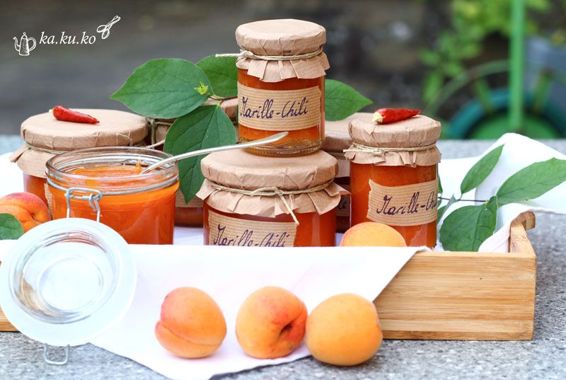 Rezeptbild: Marillen-Chili Marmelade