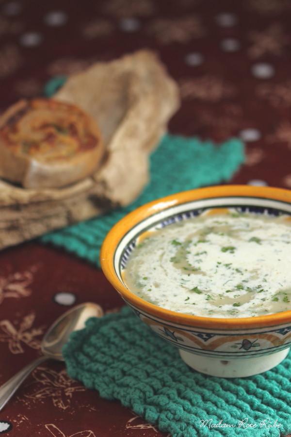 Rezeptbild: Cremige Sellerie-Grünkernsuppe