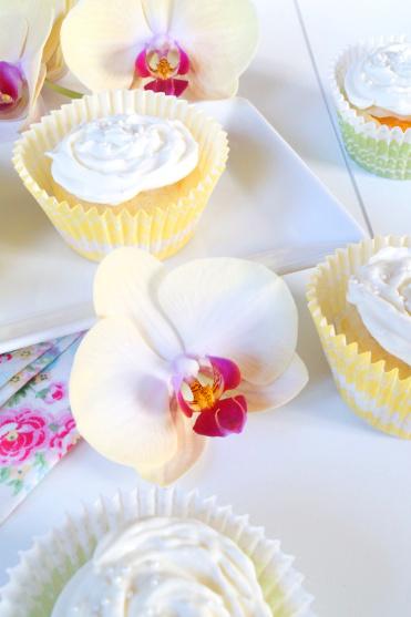 Rezeptbild: Mandarinen Vanille Cupcakes 