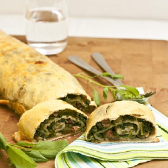 Rezeptbild: Spinat-Strudel