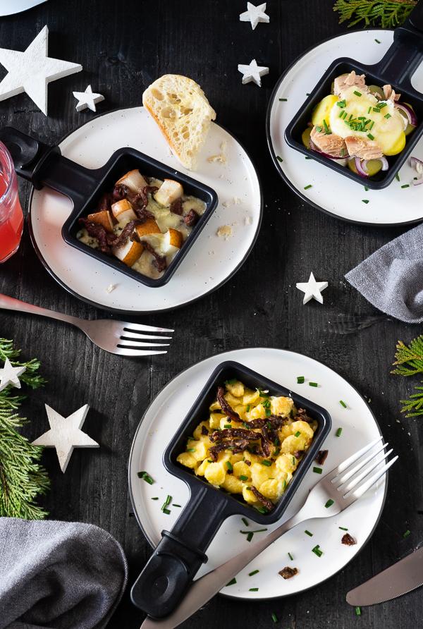 Rezeptbild: Herzhafte und Süßes Raclette Ideen