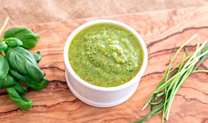 Rezeptbild: Schnittlauch-Pesto