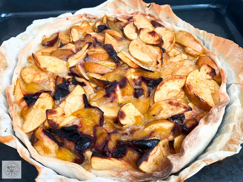 Rezeptbild: Andrea's glutenfreie Apfel-Zwetschgen Waehe