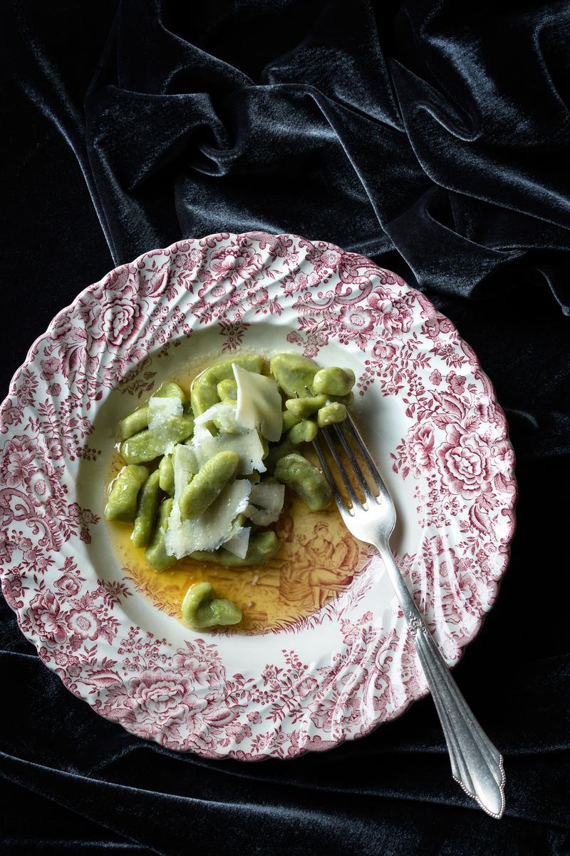 Rezeptbild: Erbsengnocchi