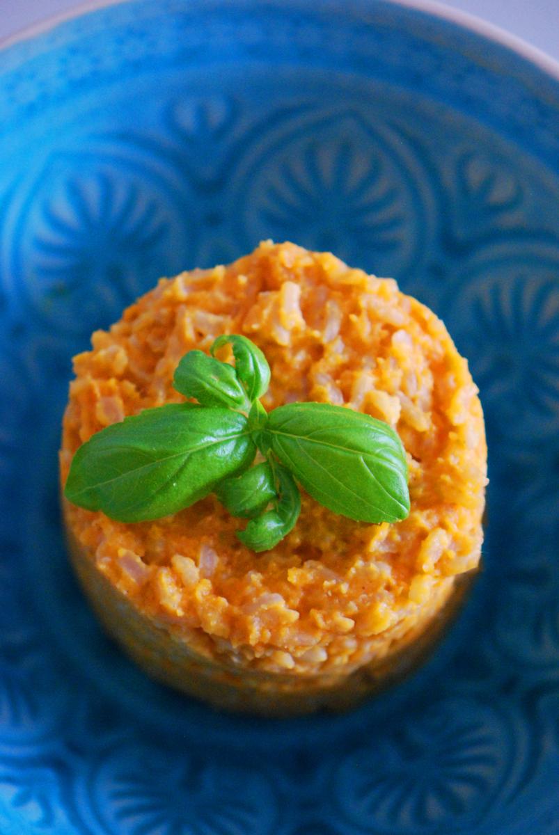 Rezeptbild: Süßkartoffel Risotto mit Zimt & Curry