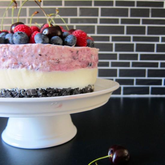 Rezeptbild: Käsekuchen mit Früchten