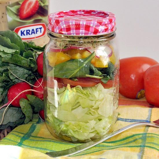 Rezeptbild: Salat im Glas