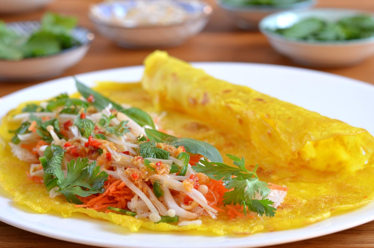Rezeptbild: Vietnamesische Pfannkuchen nach Ottolenghi