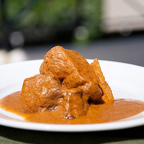 Rezeptbild: Schweinefleisch in Mandelsauce