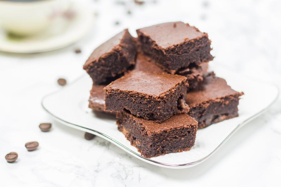 Rezeptbild: Kaffee-Brownies/ Coffee Brownies 
