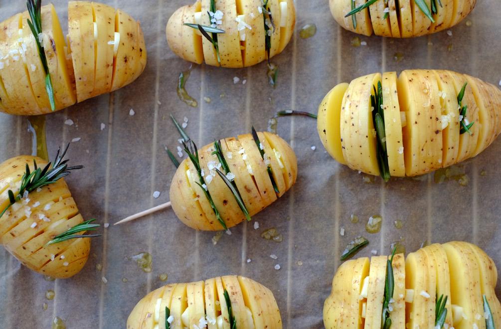 Rezeptbild: Hasselback-Kartoffeln