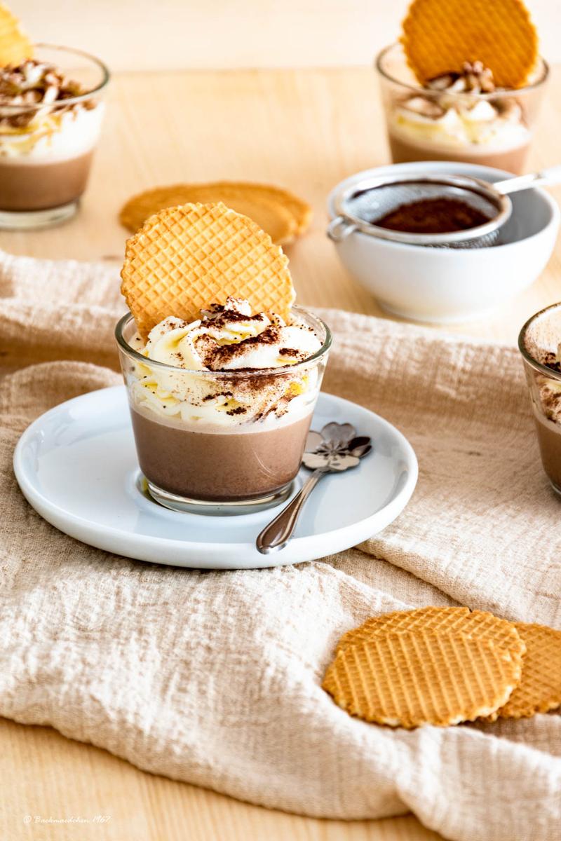 Rezeptbild: Schoko Dessert mit Creme Double