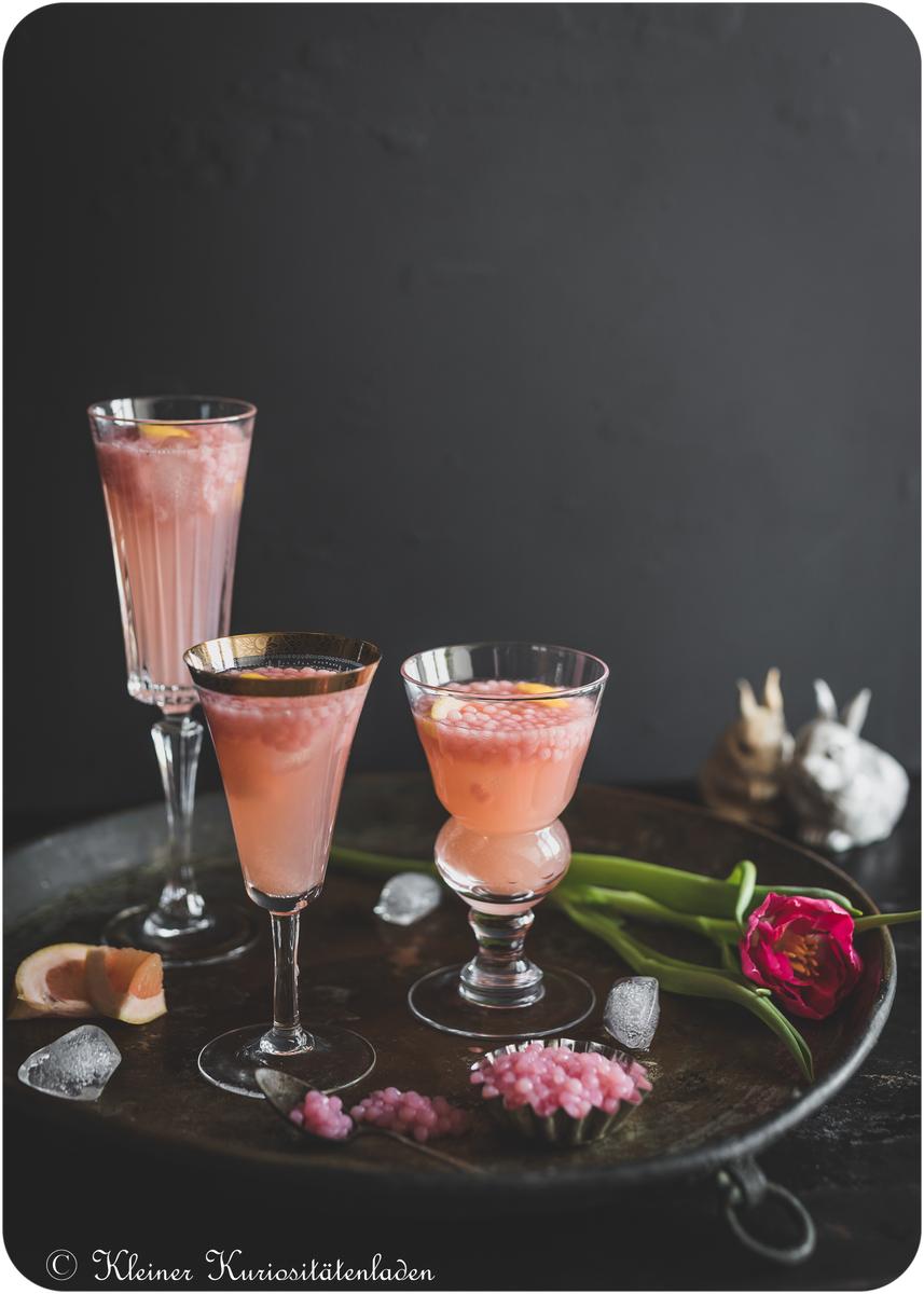 Rezeptbild: Pink Grapefruit Bubble Mimosa