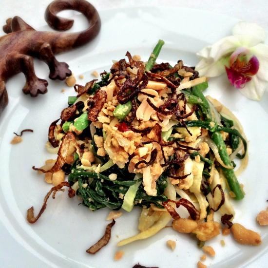 Rezeptbild: Pecelan - Balinesischer Gemüsesalat mit Erdnussdressing