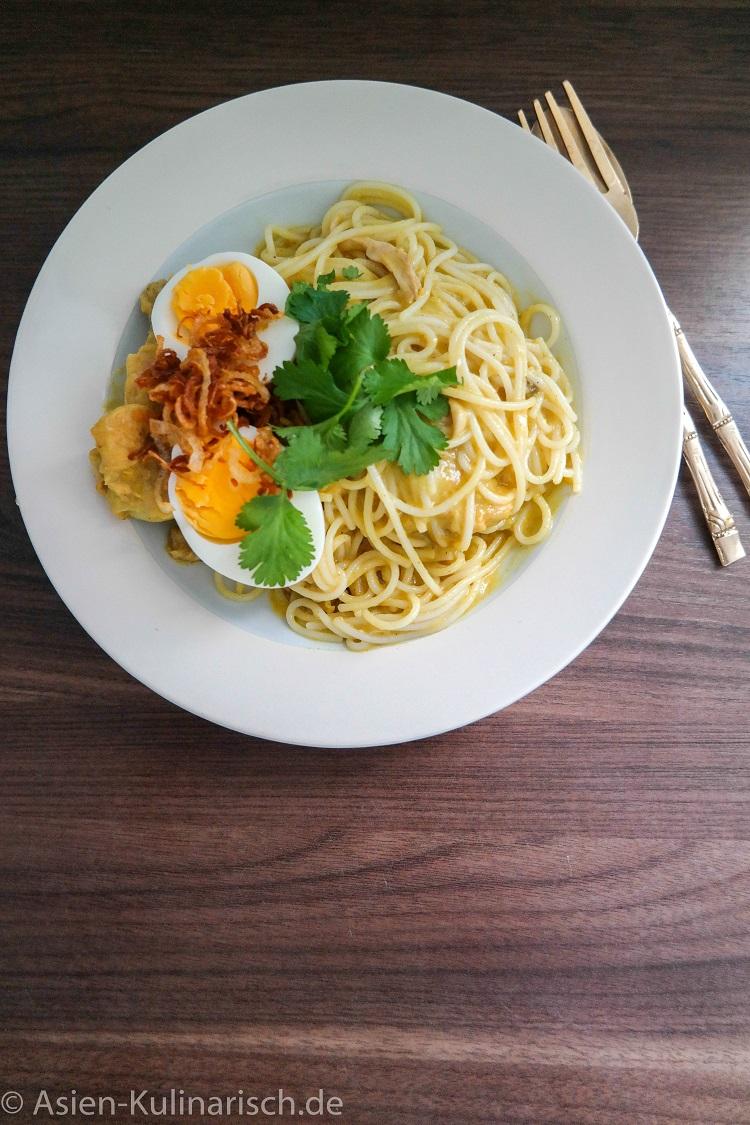 Rezeptbild: Burmesische  Curry-Nudeln