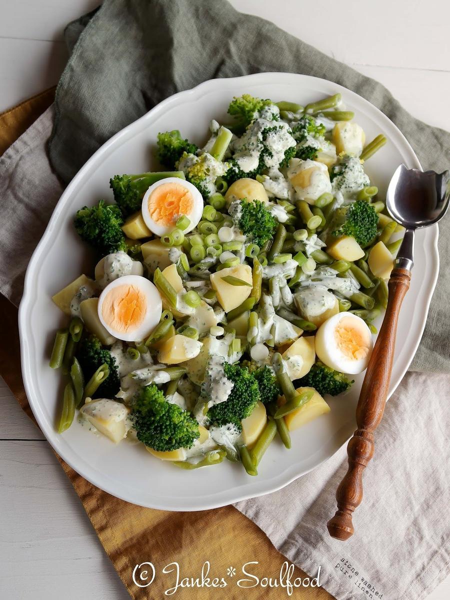 Rezeptbild: Grüner Kartoffelsalat 