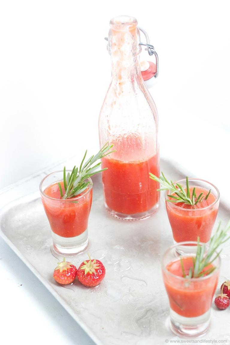 Rezeptbild: Erdbeerlimes