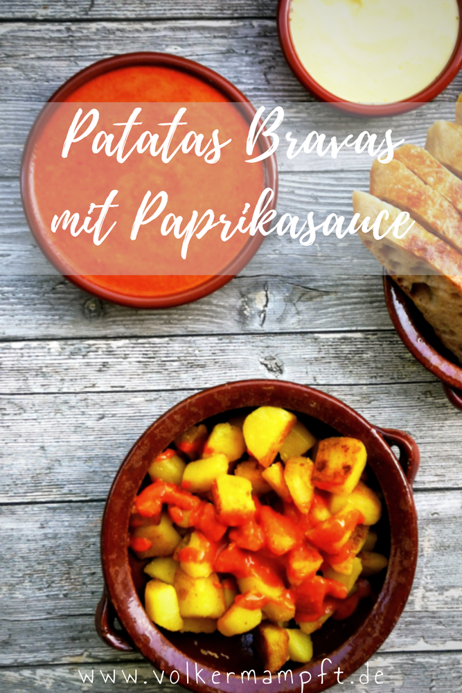 Rezeptbild: Patatas Bravas mit Paprikasauce – der Tapas Klassiker