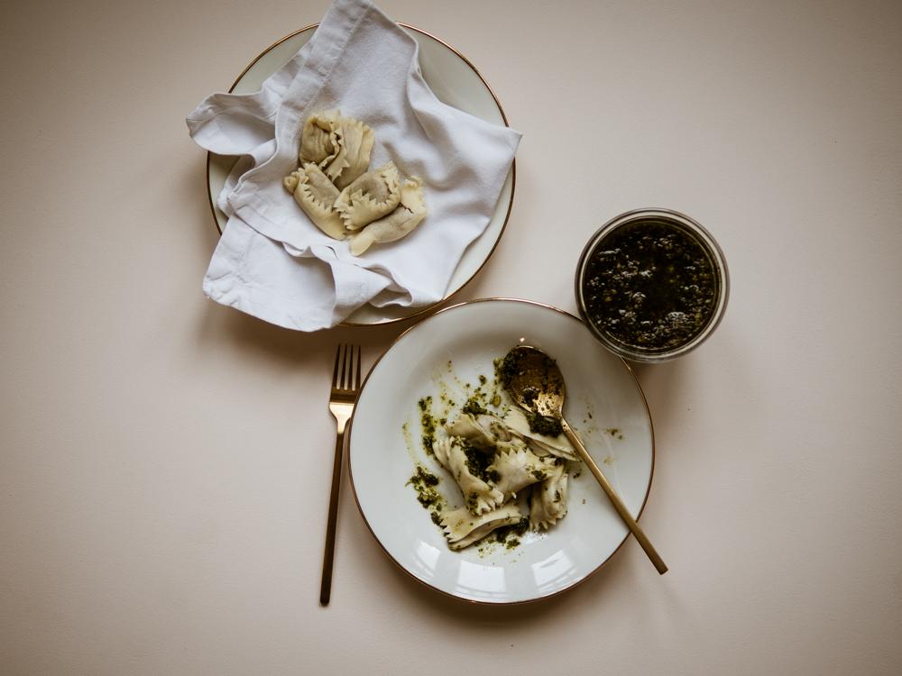 Rezeptbild: Agnolotti al Plin mit Kohlwürsten