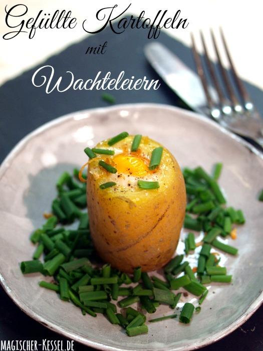 Rezeptbild: Gefüllte Kartoffeln mit Wachteleiern