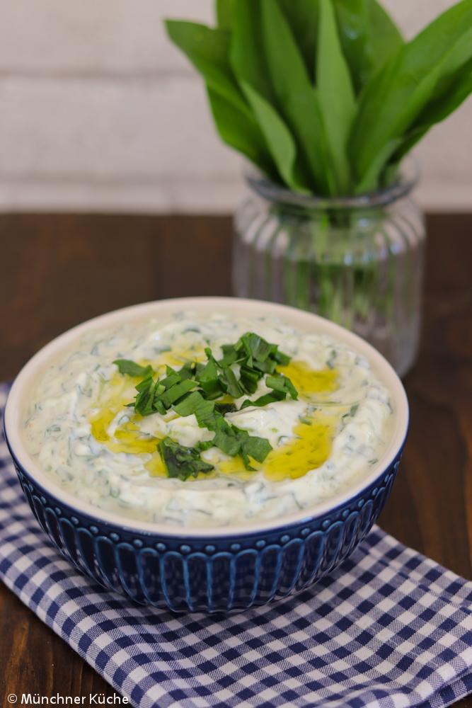 Rezeptbild: Schneller Bärlauchquark