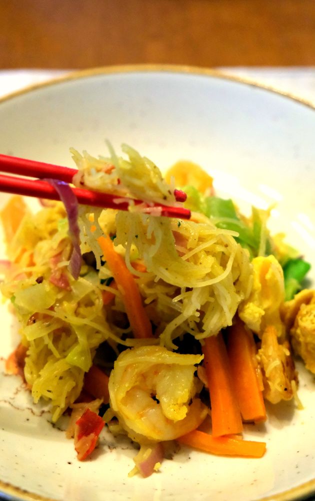 Rezeptbild: Singapore Style Noodles, ein Gericht, das den falschen namen traegt