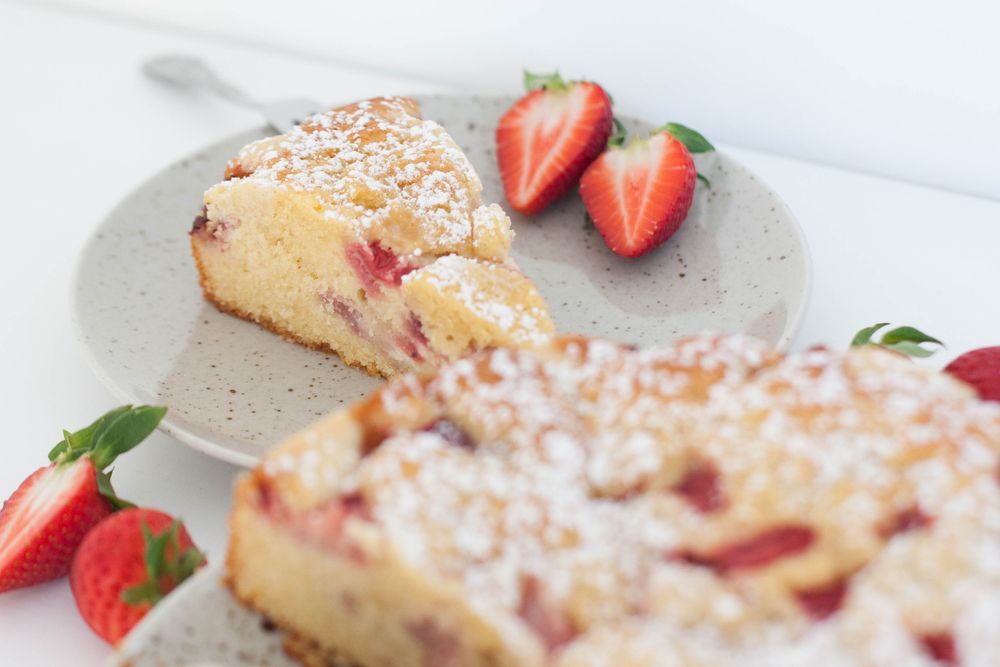 Rezeptbild: Erdbeerstreuselkuchen