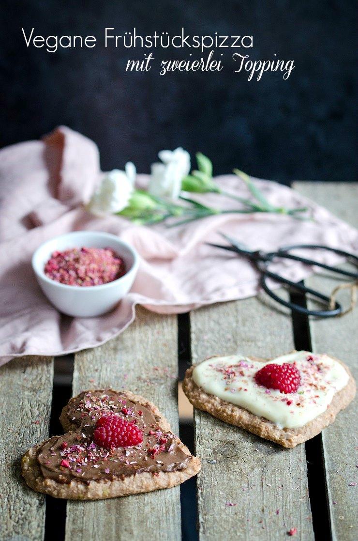 Rezeptbild: Frühstückspizza aus gebackenen Haferflocken