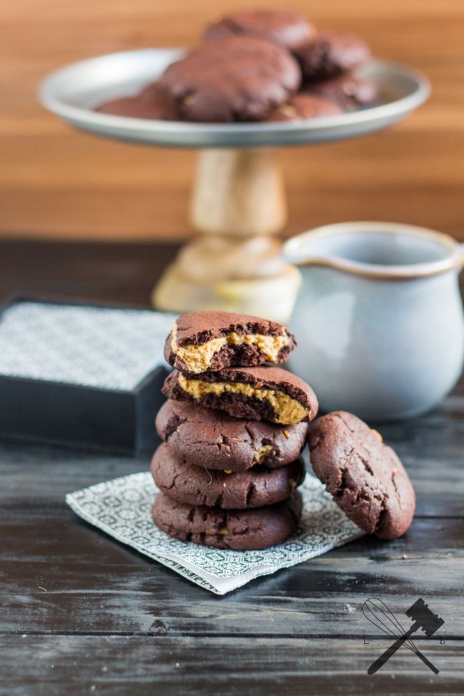 Rezeptbild: Schoko Erdnussbutter Cookies