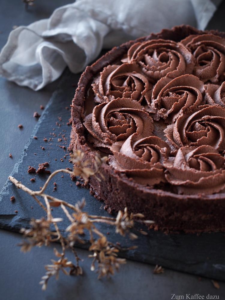 Rezeptbild: Schokoladen-Nougat-Tarte