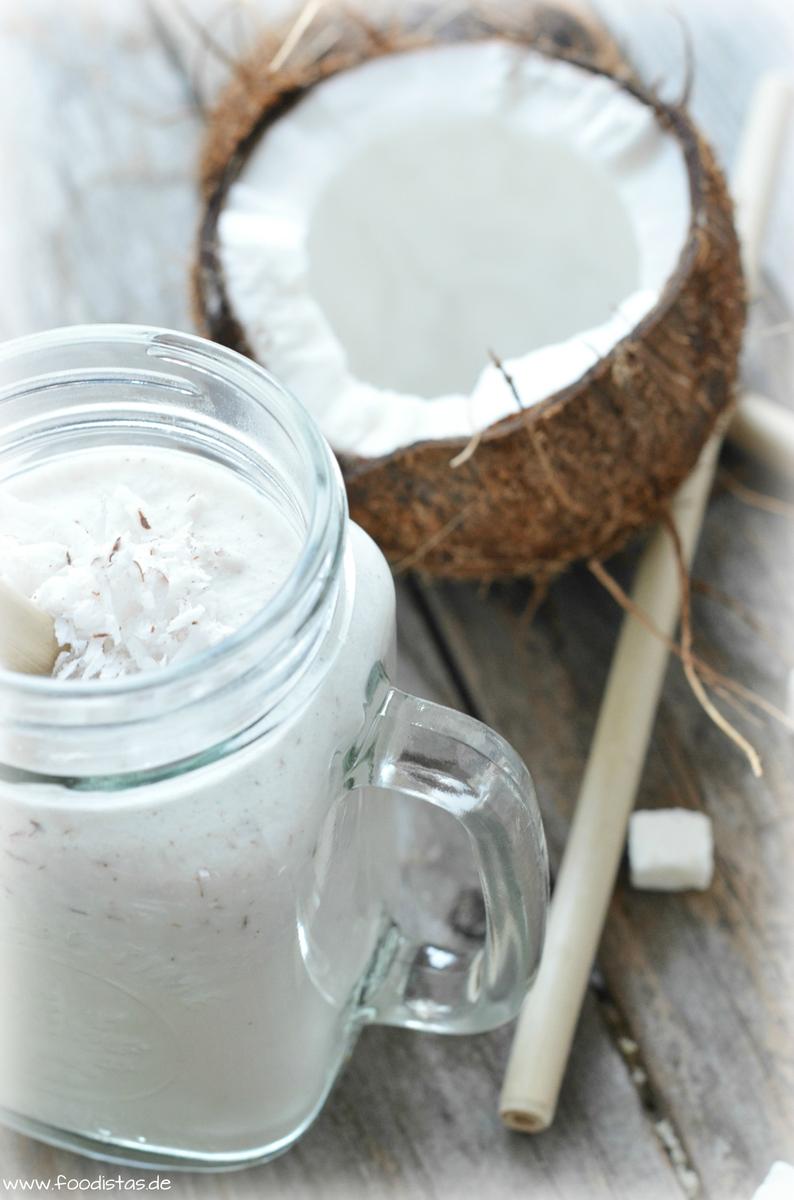 Rezeptbild: Kokos Mandelmilch Smoothie