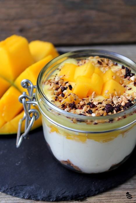 Rezeptbild: Exotisches Mango-Maracuja-Schichtdessert