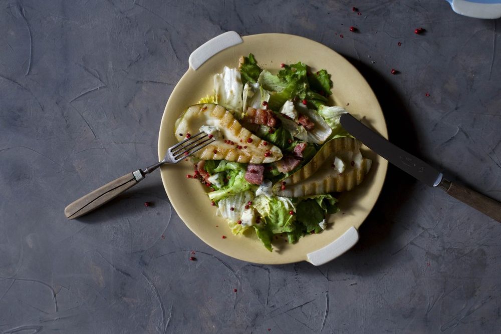 Rezeptbild: Endiviensalat mit Birne und Speck