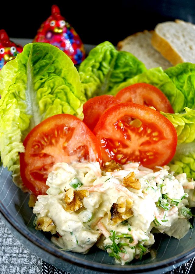 Rezeptbild: Hühnerfleischsalat