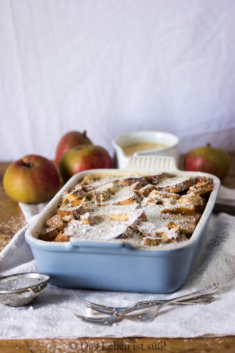 Rezeptbild: Apfel Zwieback Auflauf