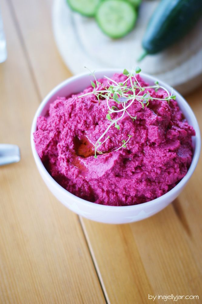 Rezeptbild: Rote-Bete-Hummus