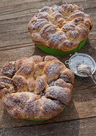 Rezeptbild: Brioche bouclettes au Nutella
