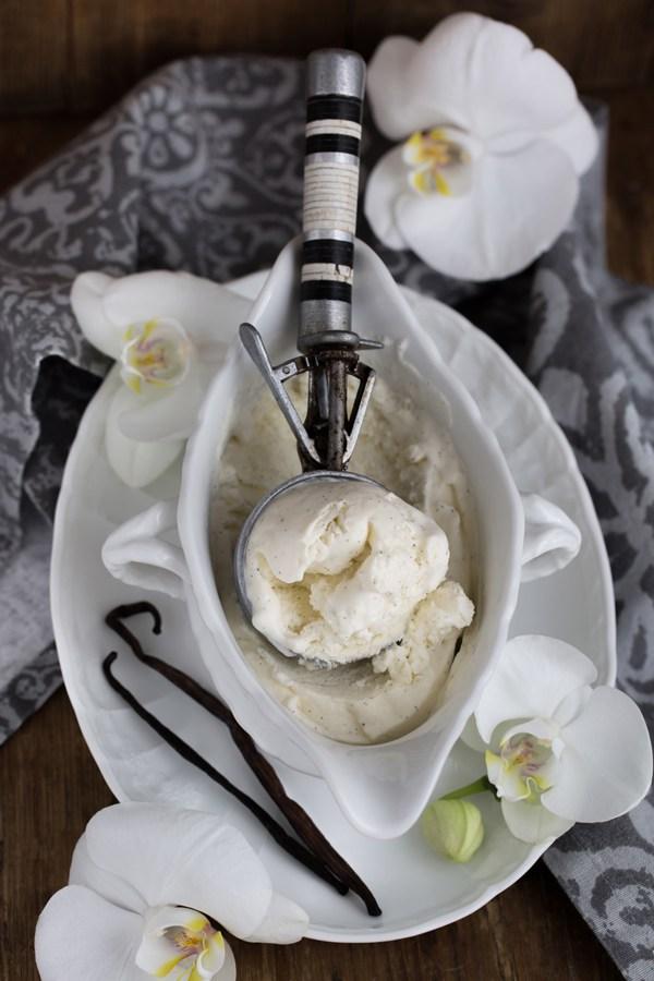 Laktosefreies Vanille-Eis von Mari e Ola • Delicat.io