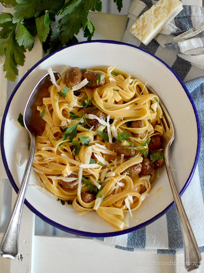 Rezeptbild: Merguez Carbonara