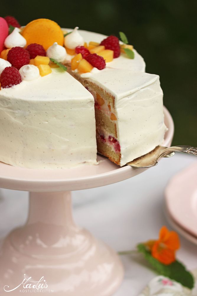 Rezeptbild: Peach Melba Torte