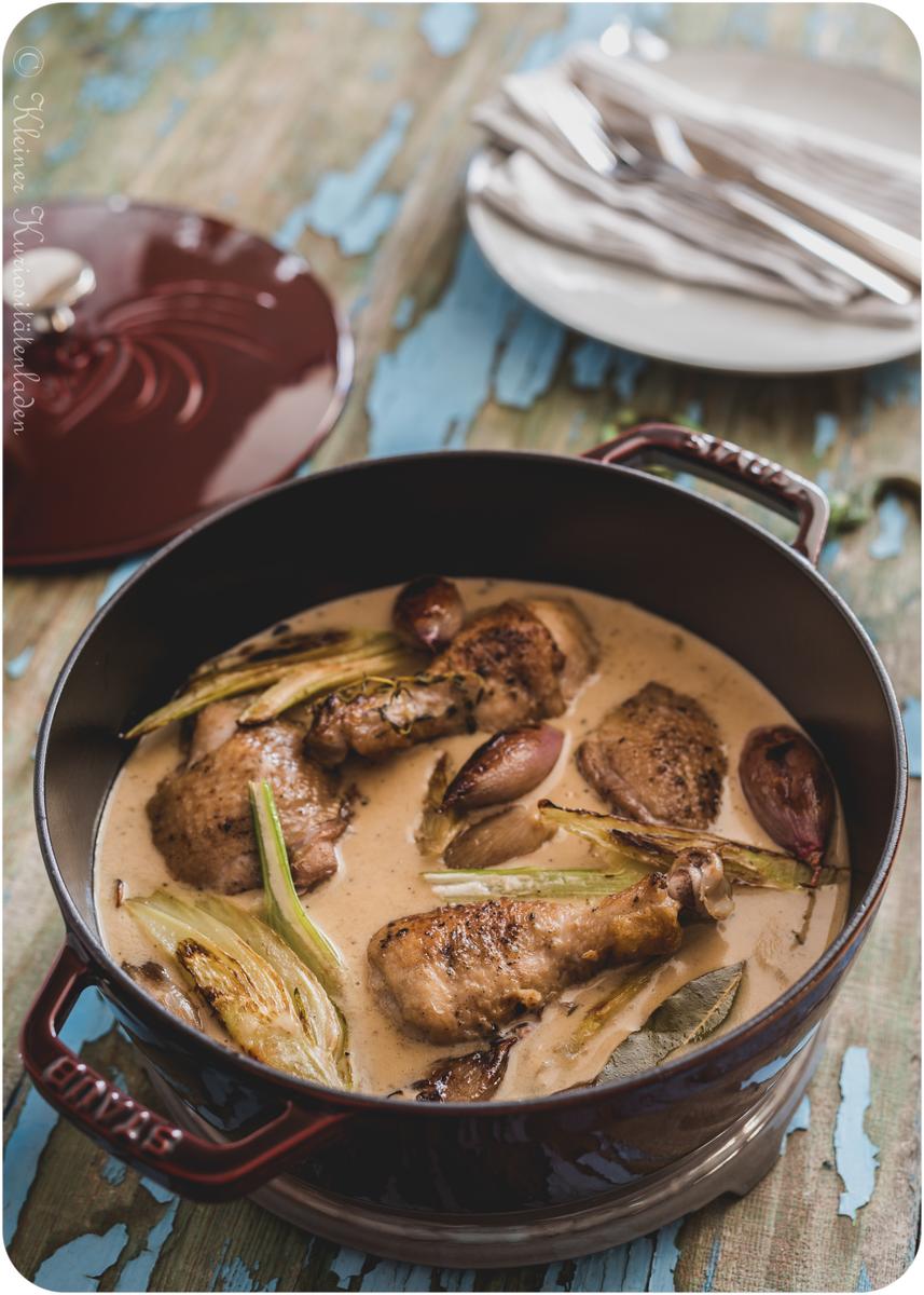 Rezeptbild: Coq au Vermouth