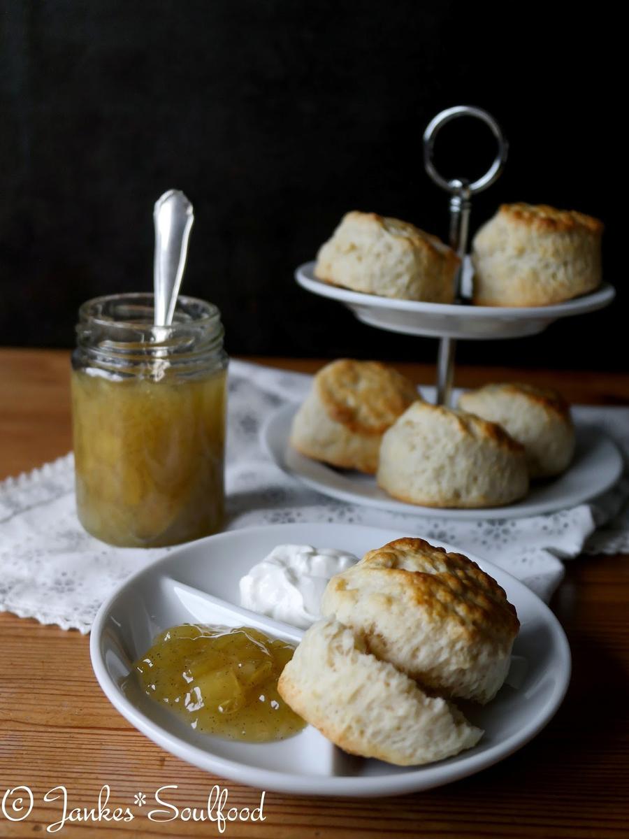 Rezeptbild: Rhabarber-Vanille-Marmelade