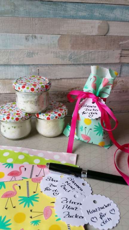 Rezeptbild: selbst gemachte Geschenke: aromatisierter Zucker