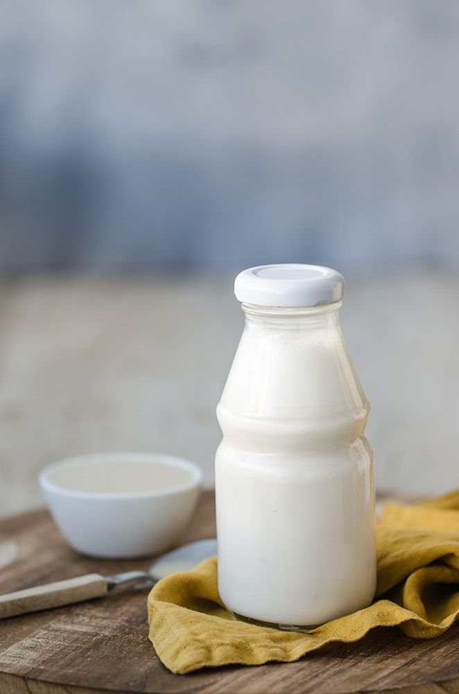 Rezeptbild: Vegane Nussmilch aus Nussmus