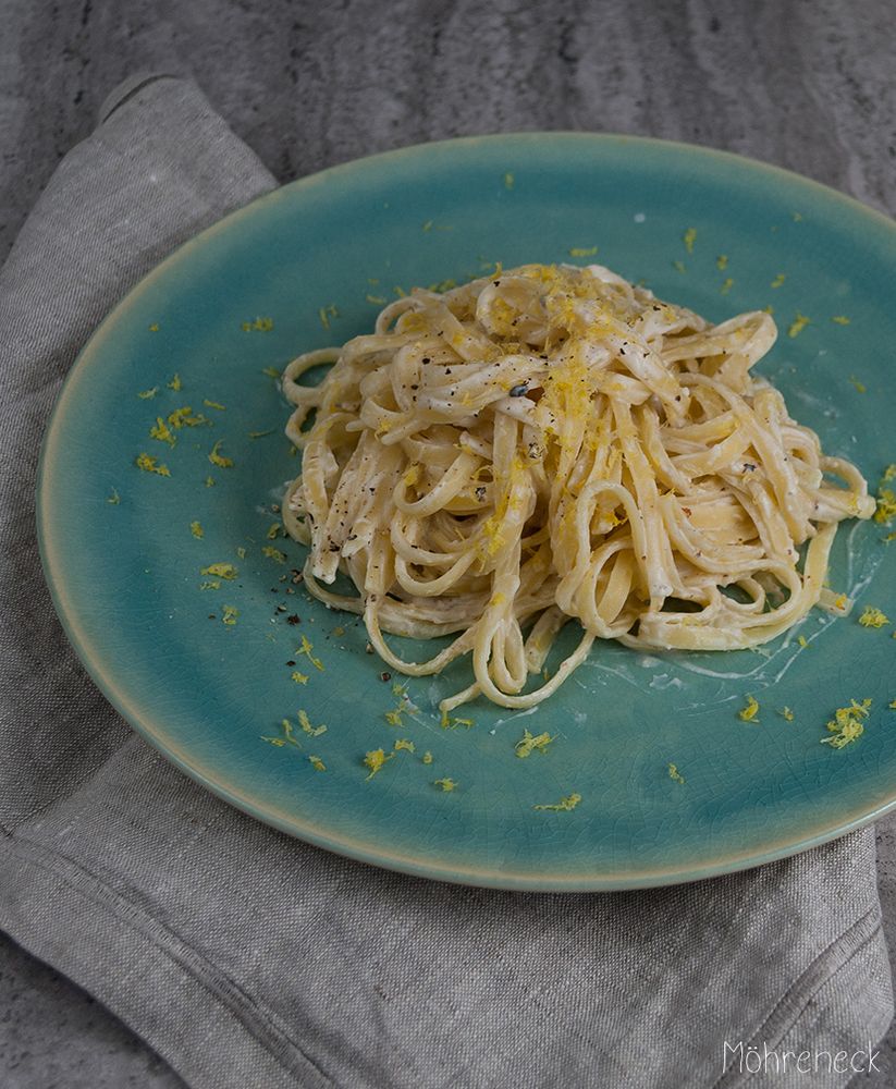 Rezeptbild: Tagliatelle mit Zitronen-Sahne-Sauce
