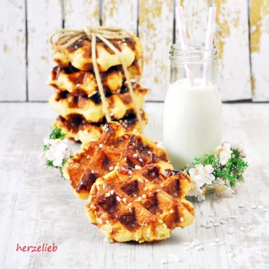 Rezeptbild: Hefewaffeln