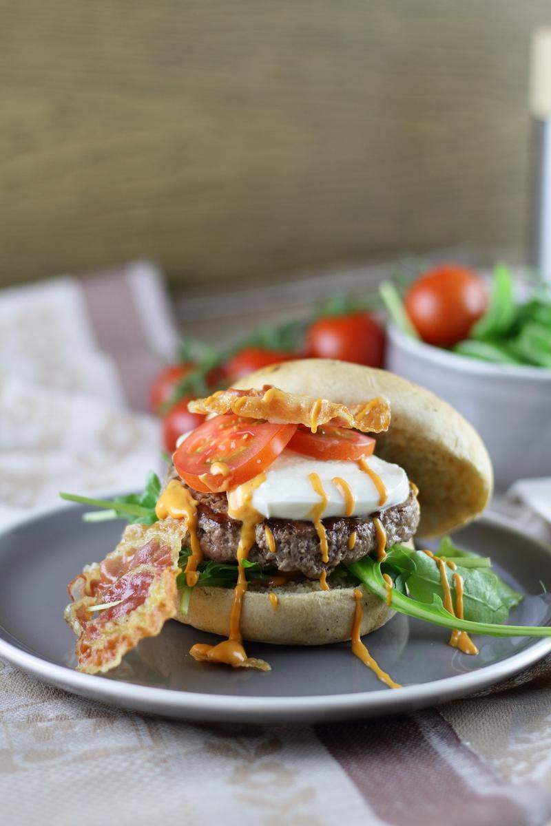 Rezeptbild: Mediterraner Italian Burger