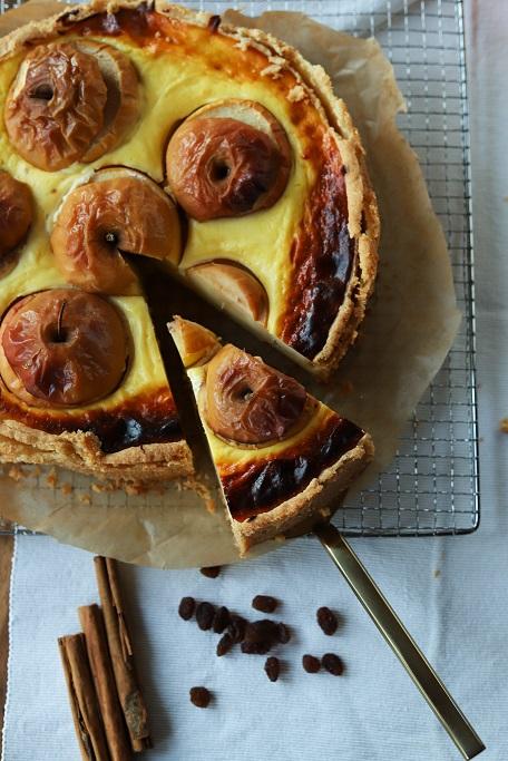 Rezeptbild: Bratapfel-Käsekuchen 